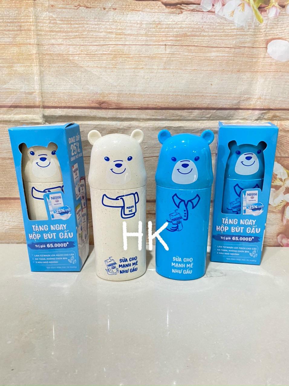 Hộp đựng bút nhựa lúa mạch hkm Nestle