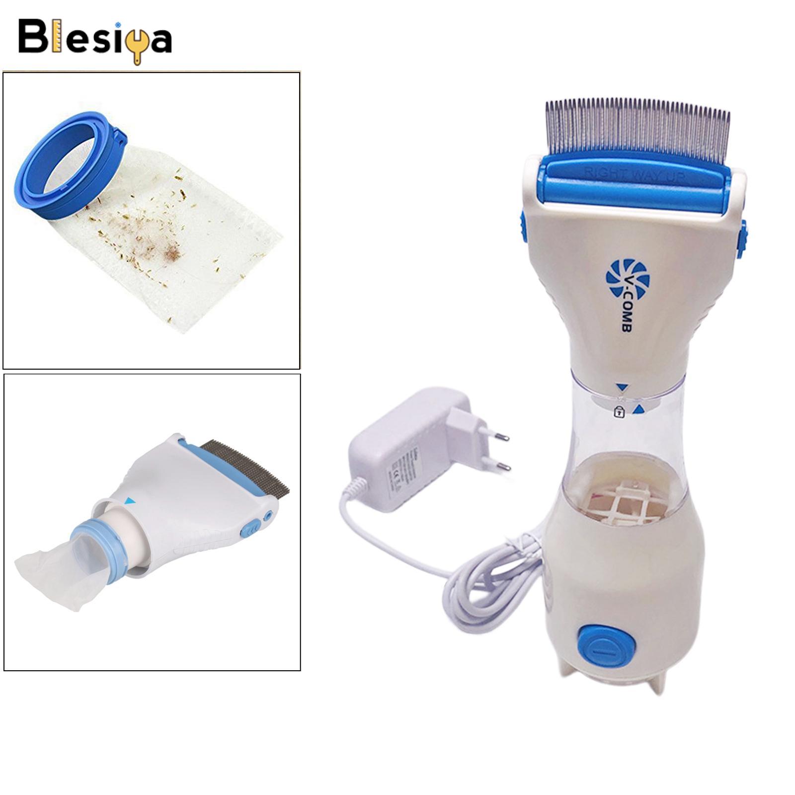 Blesiya Electric Pet Comb Cat Comb Pet Hair Comb Pet Lice Comb Dog Flea Comb