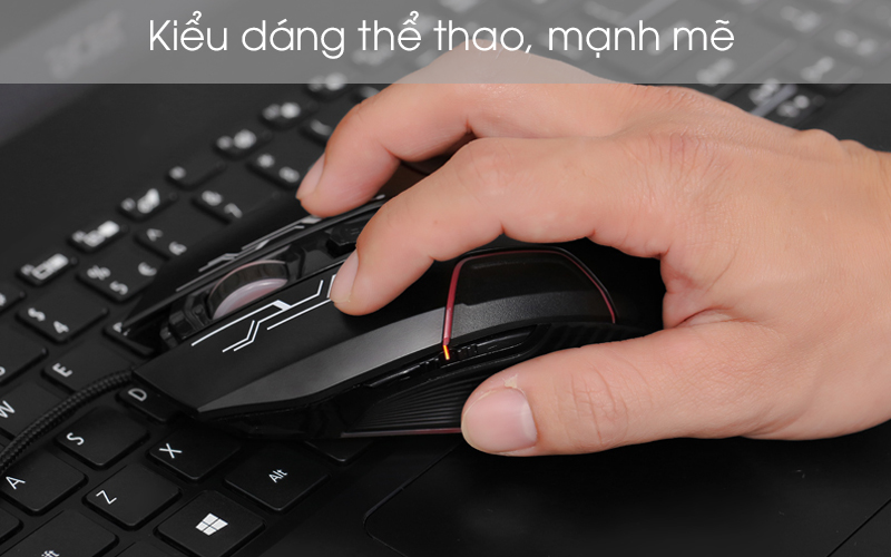 Chuột Gaming Zadez G-610M Đen ( Like New )