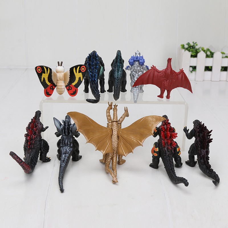 Set 10 Mô Hình Nhân Vật Khủng Long Godzilla - Mẫu 02