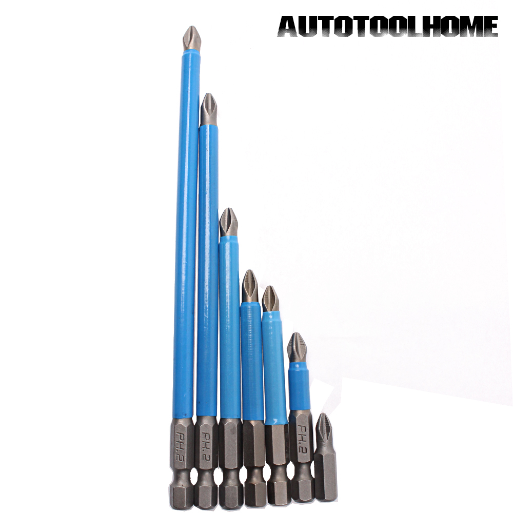 %E3%80%90TrendGlobe%E3%80%91AUTOTOOLHOME%201/4"%20Hex%207PCS%20PH2%20Anti%20Slip%20Electric%20Screwdriver%20Bit%20Set%20Single%20Side%20Tips%2025mm%2050mm%2065mm%2070mm%2090mm%20127mm%20150mm%20-%20Image%202