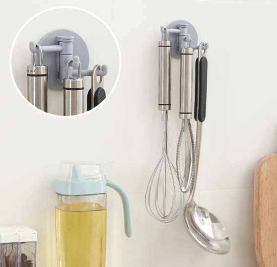 Móc treo đồ dán tường - 3 Chấu