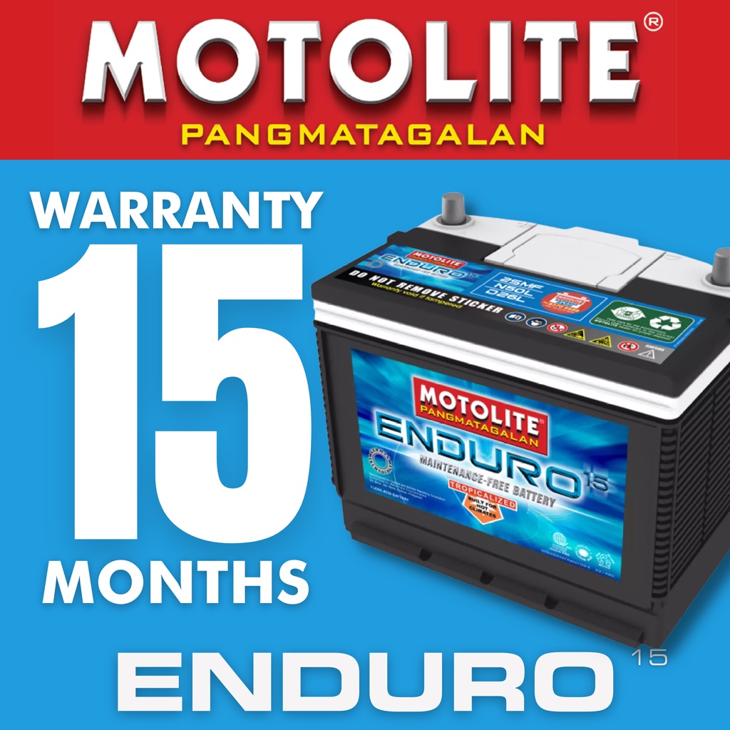 【COD】 Motolite Maintenance Free Car Battery Official (All Brands Sizes