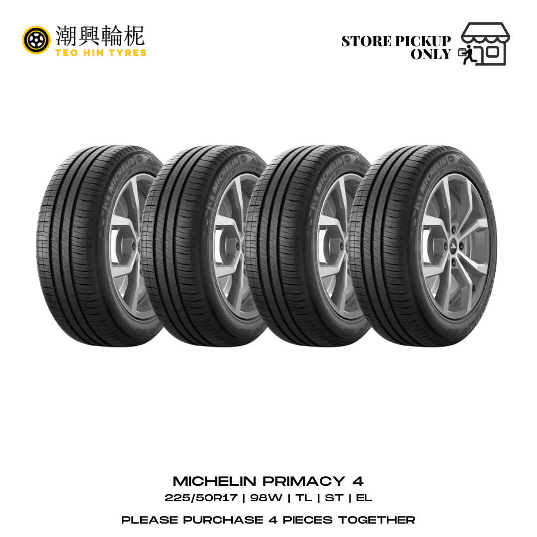 TYRE SUMMER MICHELIN 225/50 R17 94Y PRIMACY 4 (MO) DOT 2021