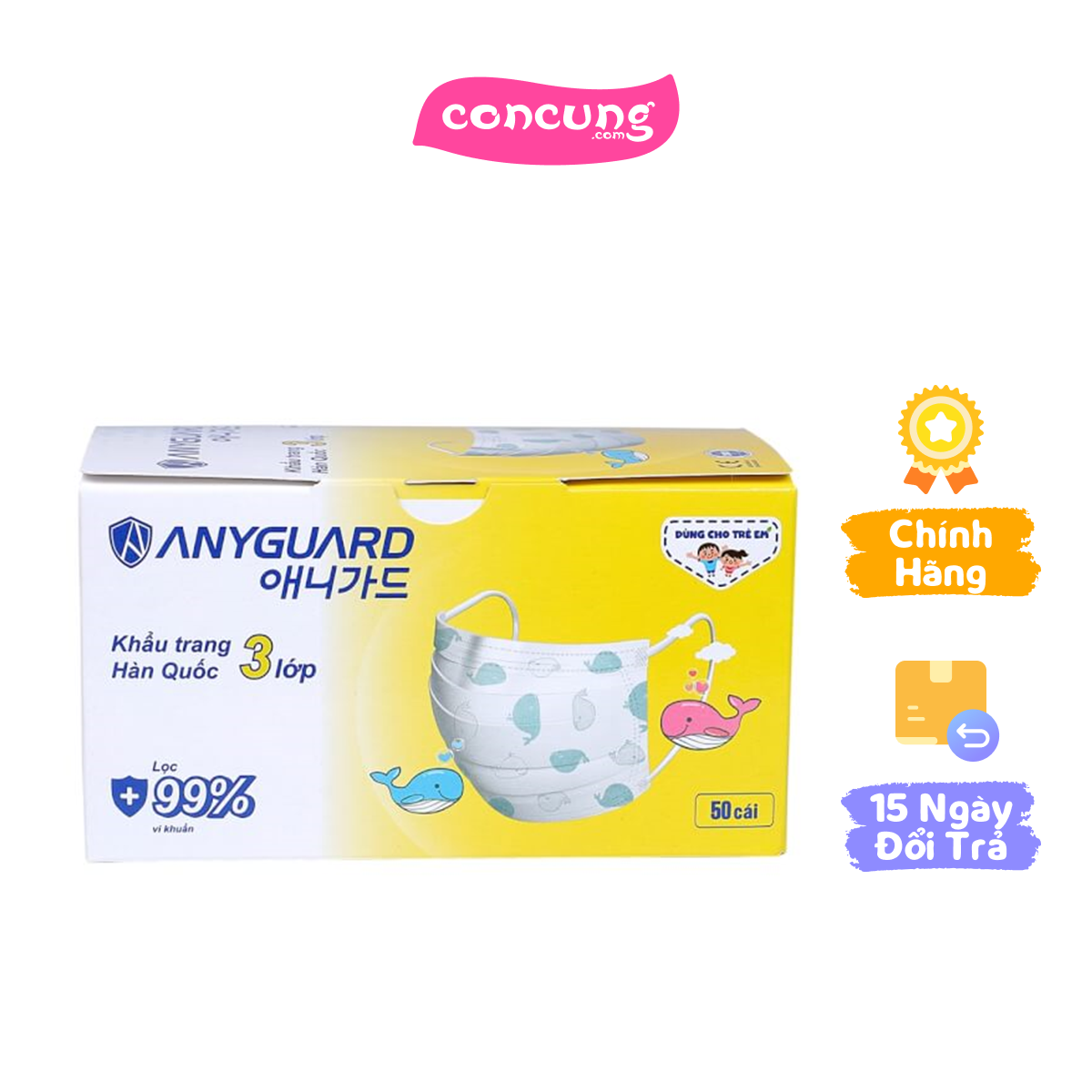 Khẩu trang em bé Anyguard