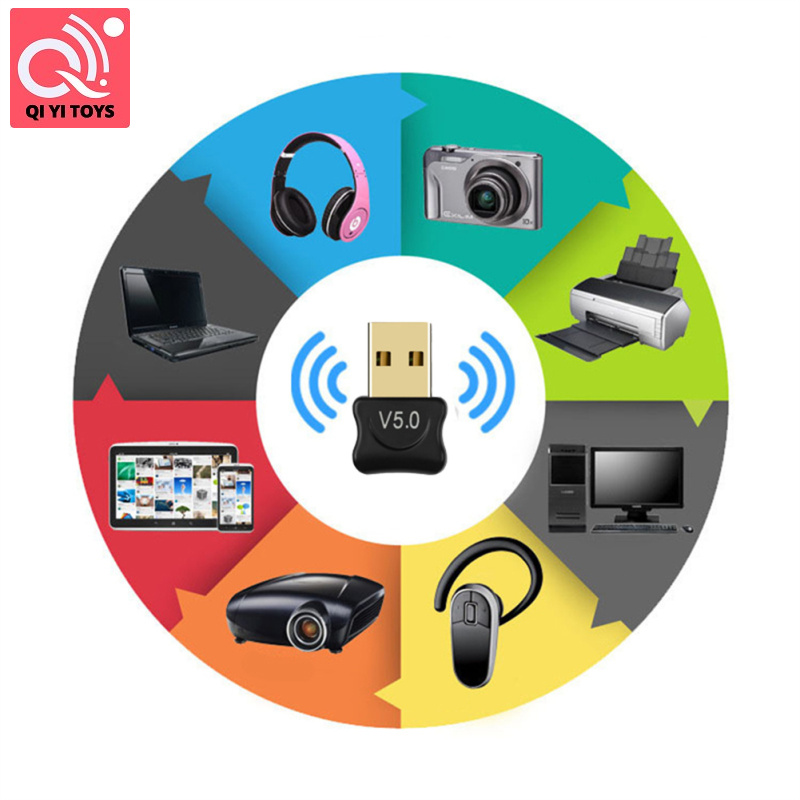 V5.0 Wireless Usb Bluetooth-compatible 5.0 Adapter Desktop Computer Audio Receiver Transmitter Csr Adapter