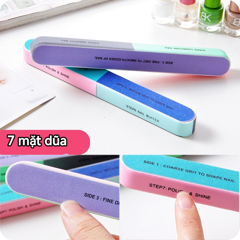 Cây Dũa mài chăm sóc móng 7 mặt chuyên dụng