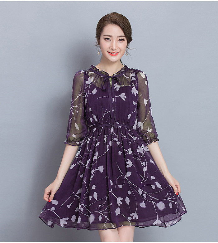 ĐẦM XÒE HOA BALAN CAO CẤP BEYEU1688 -  BY3193(XANHĐEN)