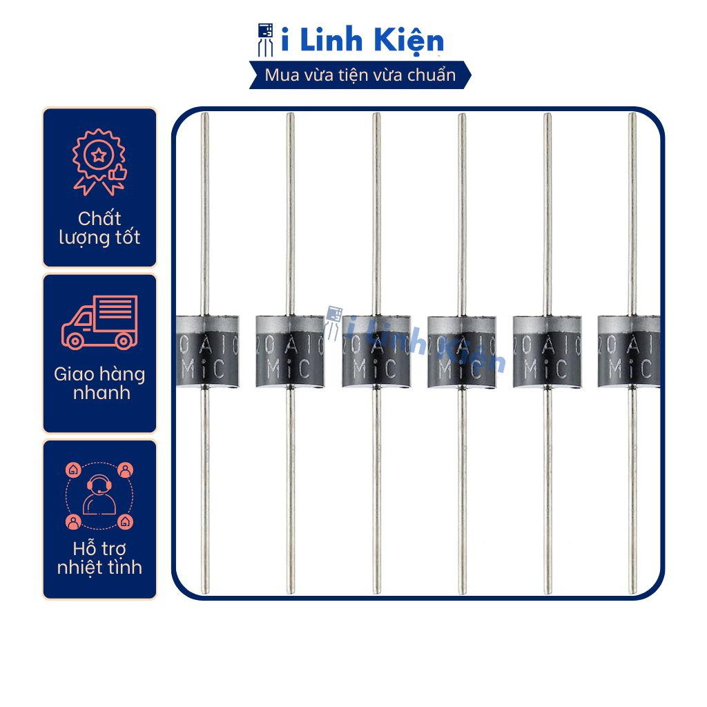 Diode chỉnh lưu 6a10 10a10 20a10 1000v chất lượng tốt.