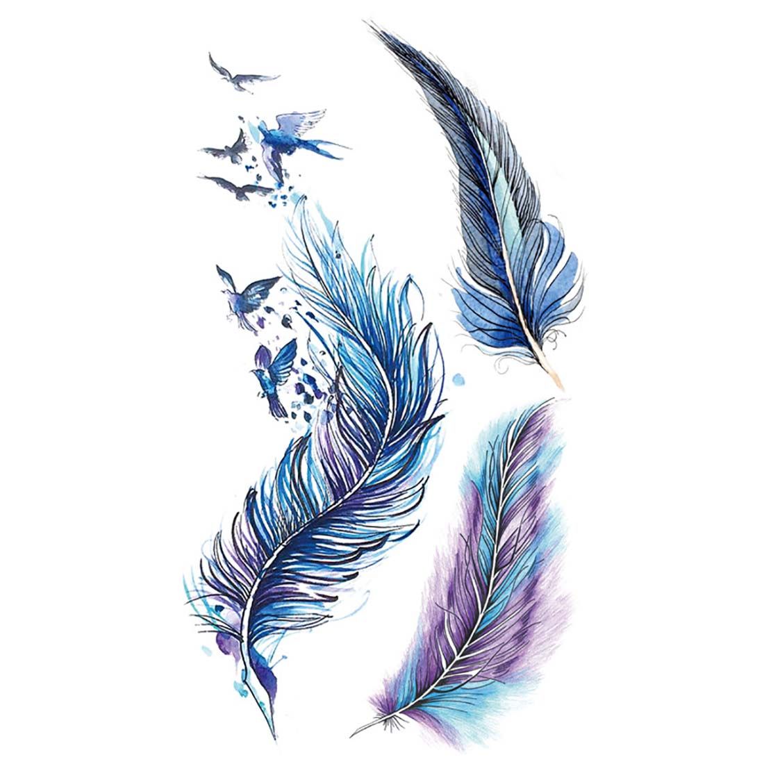 1PC%203D%20Body%20Tattoo%20Sticker%20Black%20Butterfly%20Design%20Temporary%20Waterproof%20Long%20Cover%20Scars%20Leg%20Body%20Art%20Sticker%20-%20Image%205