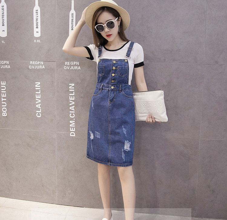 Đầm Yếm Jean Nữ D686 ( KHÔNG KÈM ÁO )