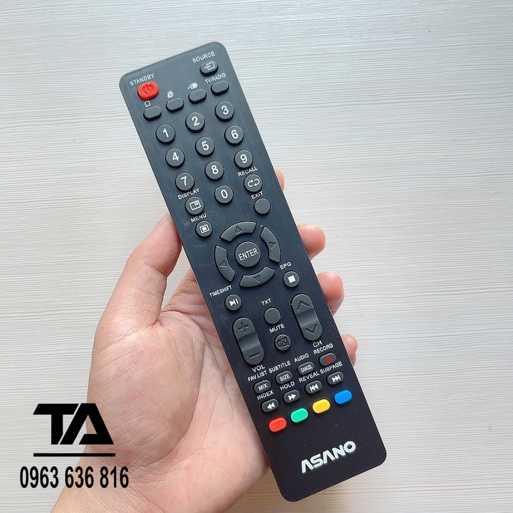 Điều Khiển Tivi Asano - Remote Tivi Asano Mới