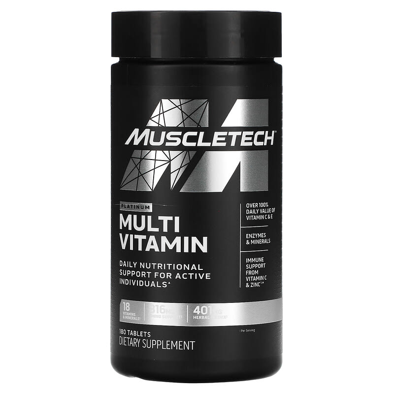 Platinum Multi Vitamin Tổng Hợp Bổ Sung 18 Loại Vitamin Và Khoáng Chất Cần Thiết (180 viên)
