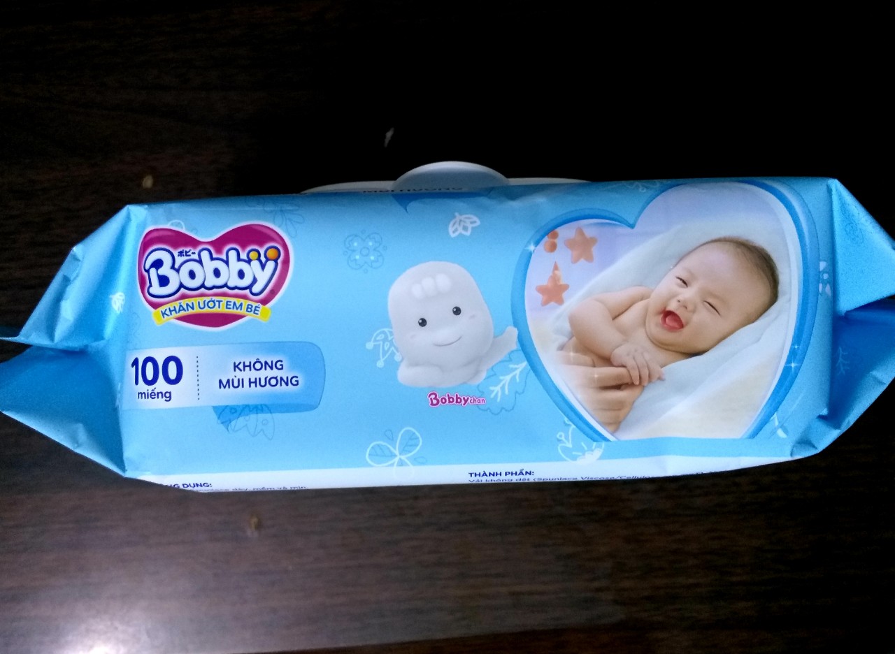 KHĂN ƯỚT BOBBY CÓ MÙI/KHÔNG MÙI 80 TỜ/100 TỜ
