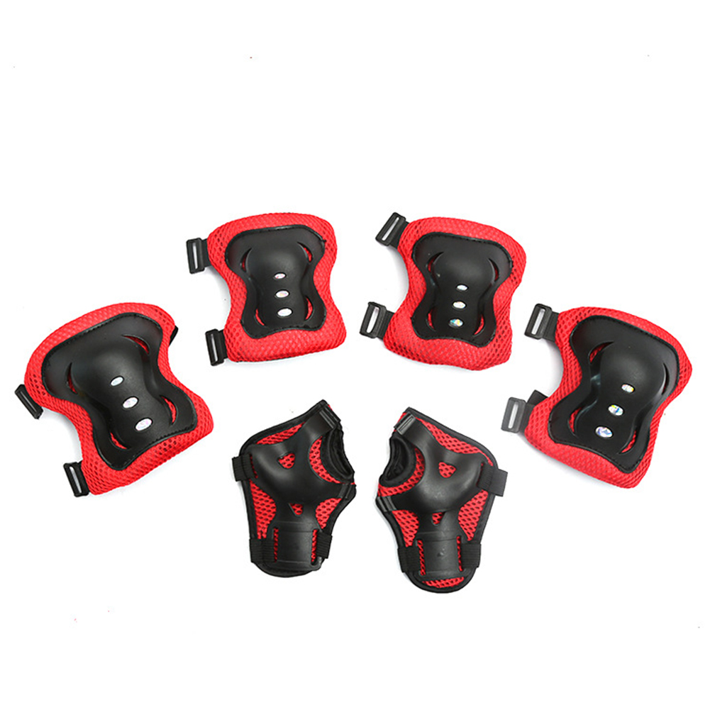 【Must-have】 7Pcs Bicycle Sport Protective Gear Set with Wrist Guards Kids Skateboard Scooter Helmet Set Adjustable for Boys Girls 5-12 Years.