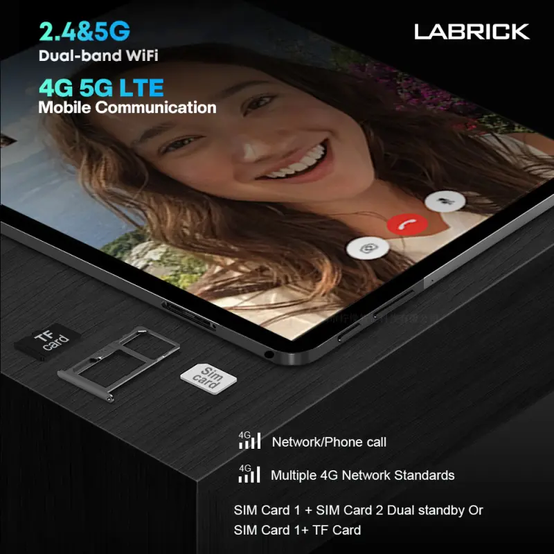 ภาพสินค้าTOP 3 รองรับภาษาไทย LABRICK R80 Pro tablet 10.1นิ้ว แท็บเล็ต 6GB 8GB 10GB RAM 128GB 256GB 512GB ROM Android 11 แท็บเล็ตของแท้ รองรับ 4G ใส่ได้สองซิม 8800mAh ประกันเครื่อง 12 ด. ปร จากร้าน LABRICK บน Lazada ภาพที่ 5