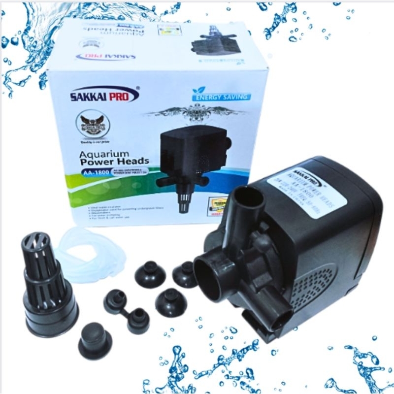 SAKKAI PRO AA 1800 Submersible pump Pompa aquarium kolam airmancur