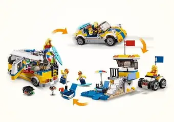lego creator surfer van