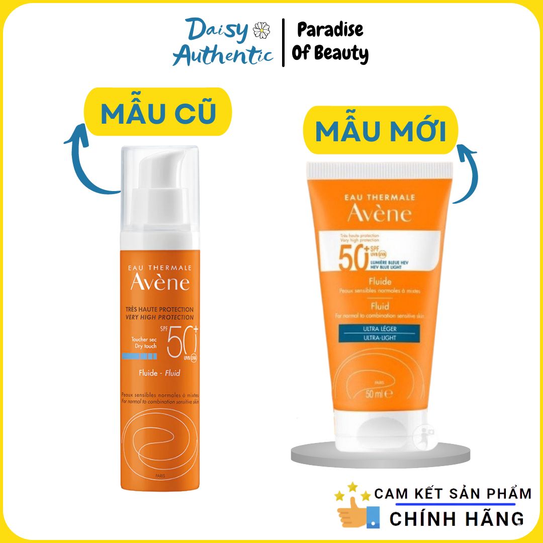 Kem Chống Nắng Avene Dry Touch Antioxidant Complex Fluide SPF 50+