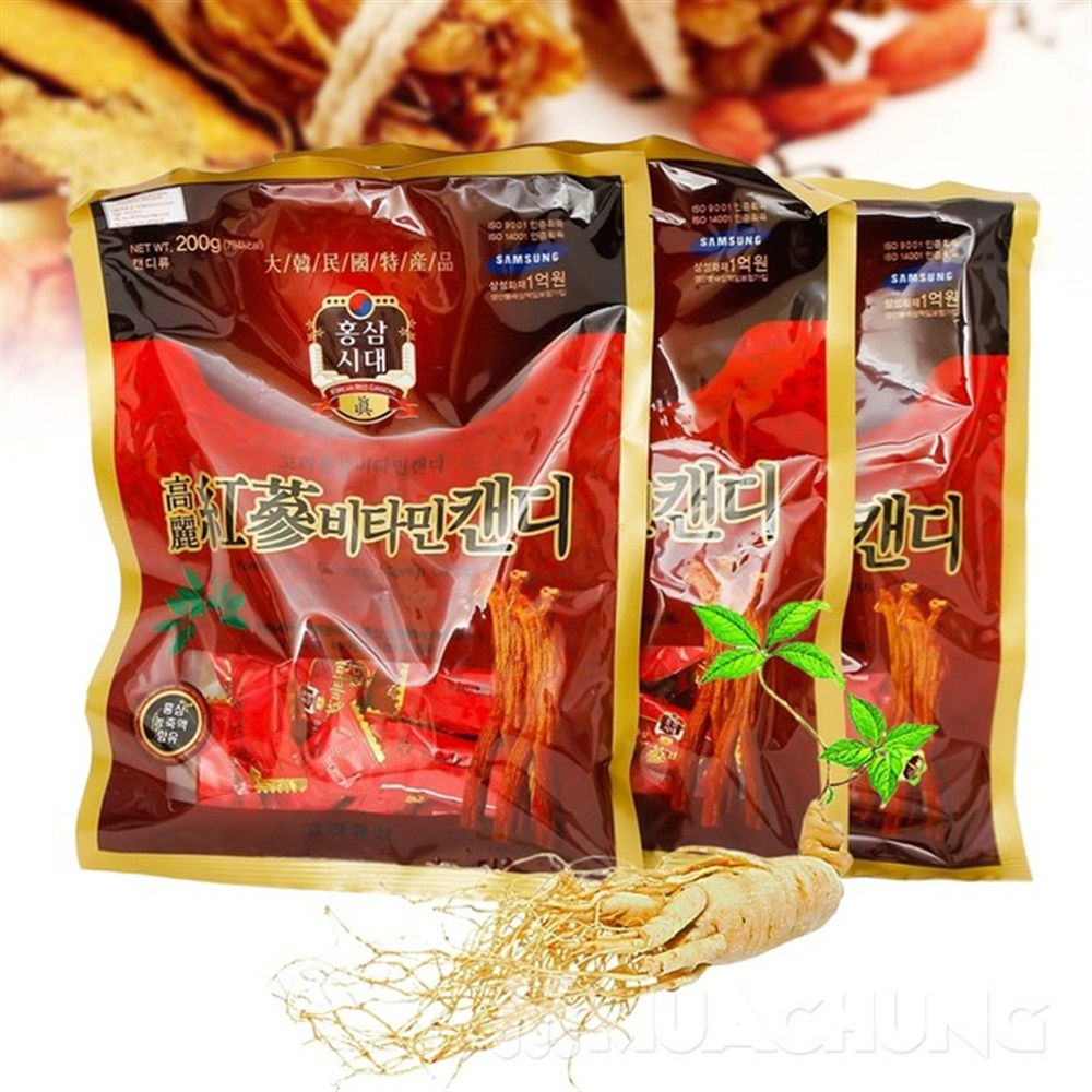 COMBO 3 gói kẹo sâm hàn quốc ( 3 GÓI X 200GRAM)