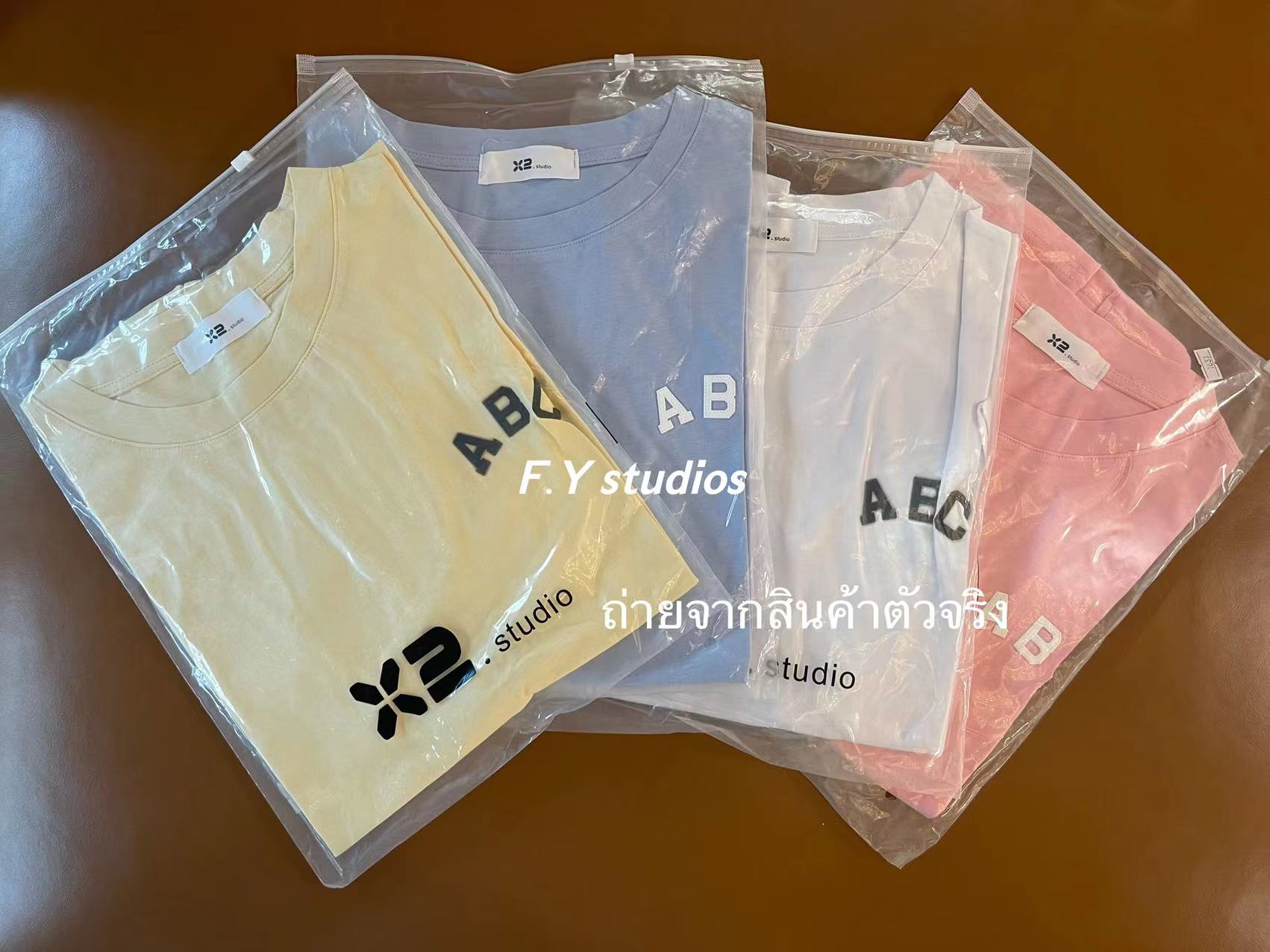 พร้อมส่งจากไทย) รุ่นNO.167 เสื้อยืดแขนสั้นทรงหลวมสไตล์
