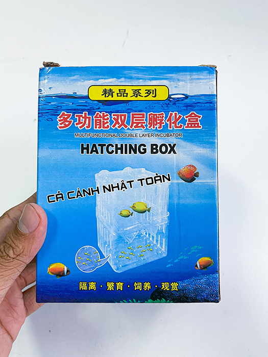 "Hoàn tiền đến 10%" LỒNG ẤP CÁ 7 MÀU ĐẺ CỠ NHỎ 6x10x13cm