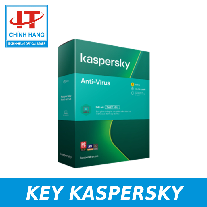 KEY BẢN QUYỀN Kaspersky Anti-Virus 1 NĂM thumbnail