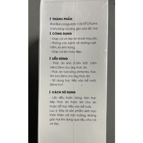 Vi Sinh Tiêu Hoá Bac+ 105ml