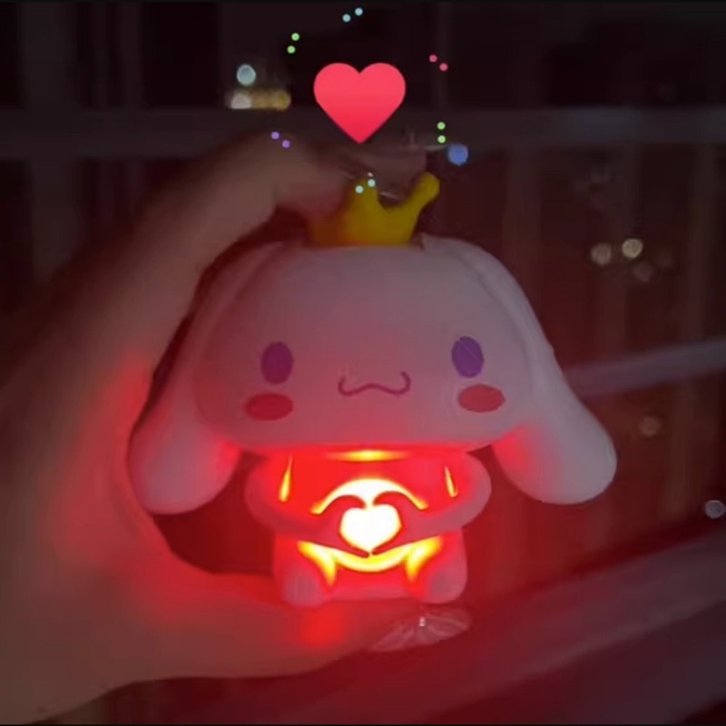 Cinnamoroll Đồ Chơi Hình Trái Tim Phát Sáng