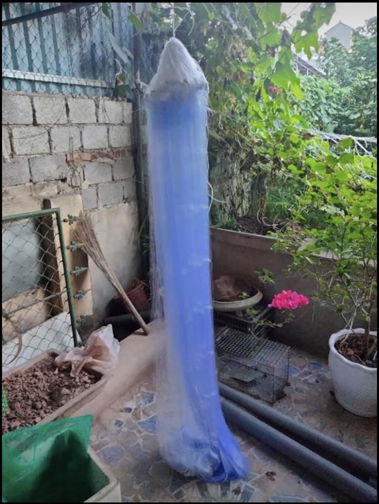 Lưới đánh cá Thái Lan- 3 màn - 1m2 - dài 80m