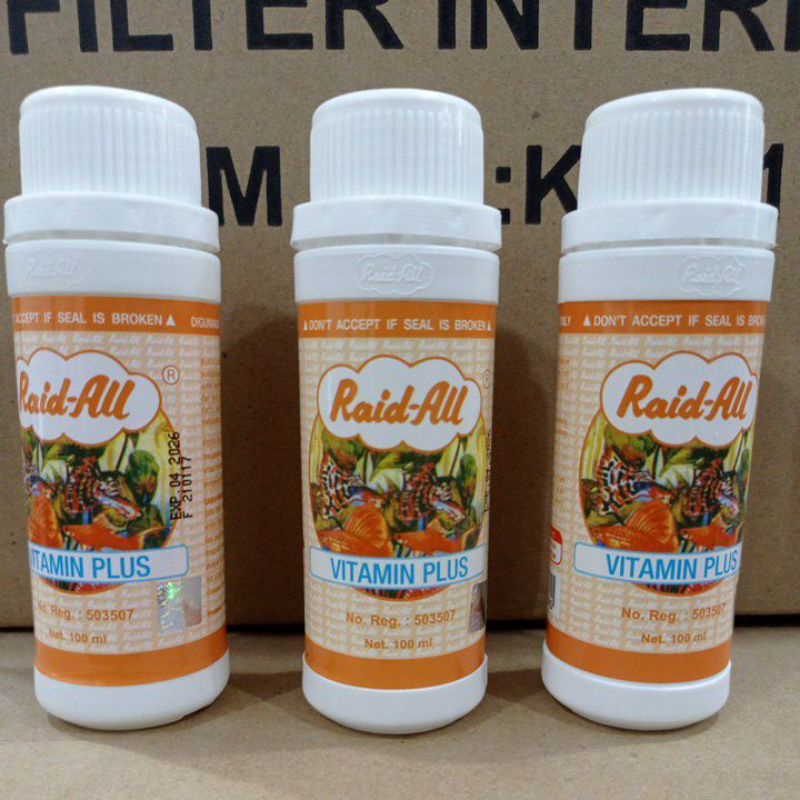 Obat Ikan RAID ALL VITAMIN PLUS 100ML
