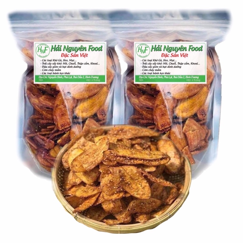 1kg Chuối sấy mè thơm ngon