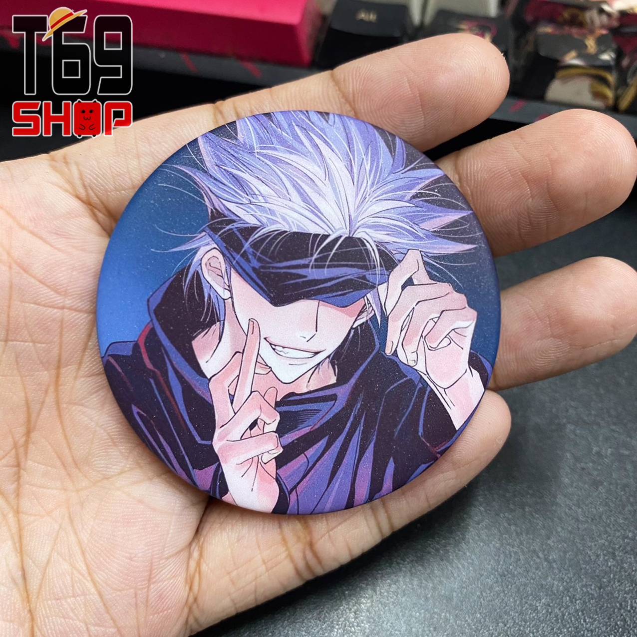 [8 mẫu] Huy hiệu anime Jujutsu Kaisen (Size 5.8cm) [T69 Shop]