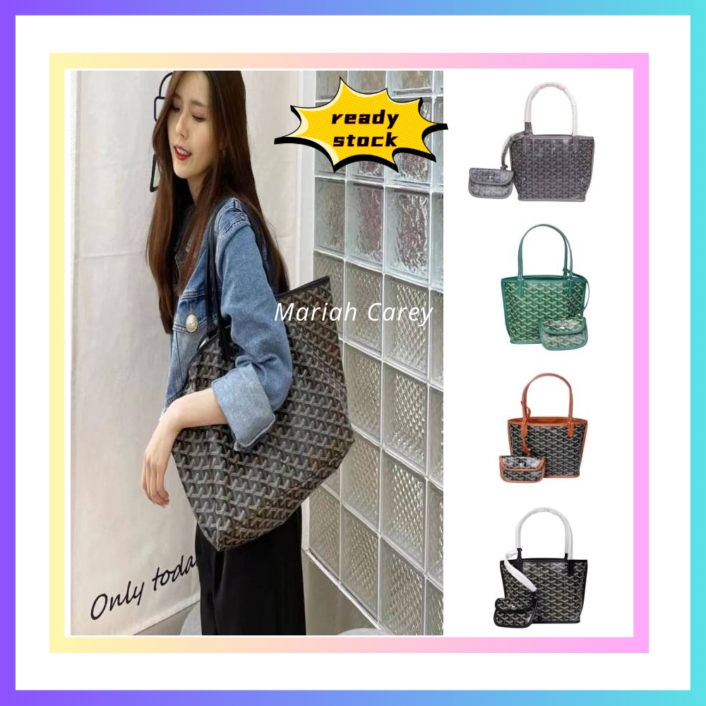 【Trade hut】 2023 tote bag mini New Style Fast Shipping Goyard Tote Bag Dog Teeth Big Vegetable Baske