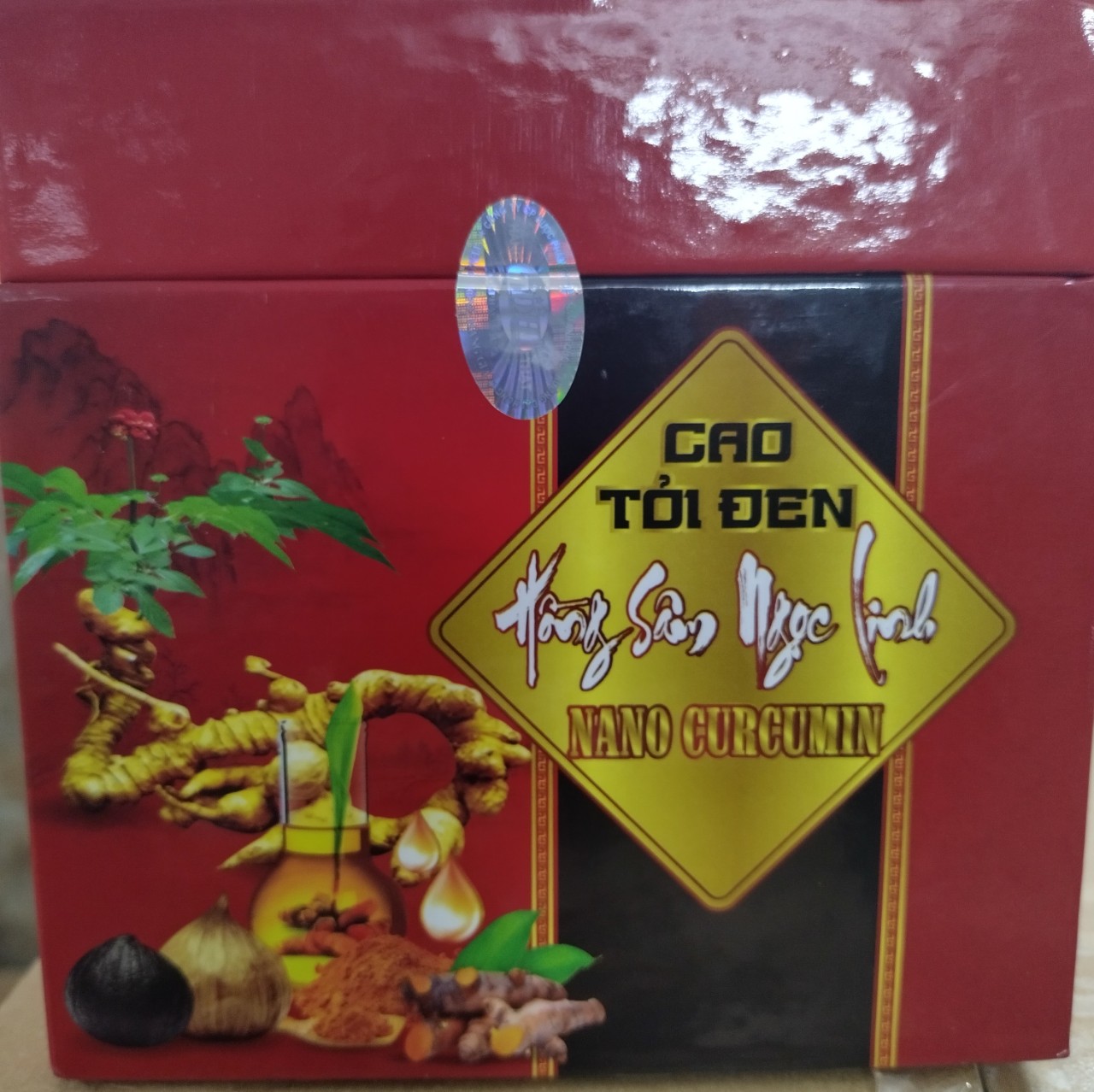 CAO TỎI ĐEN HỒNG SÂM NGỌC LINH NANO CURCUMIN*Người ốm yếu  mệt mỏi sức khỏe suy kiệt ***