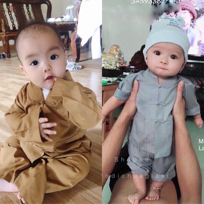 Đồ Lam Đi Chùa Cho Bé # La Hán # Đồ Bộ