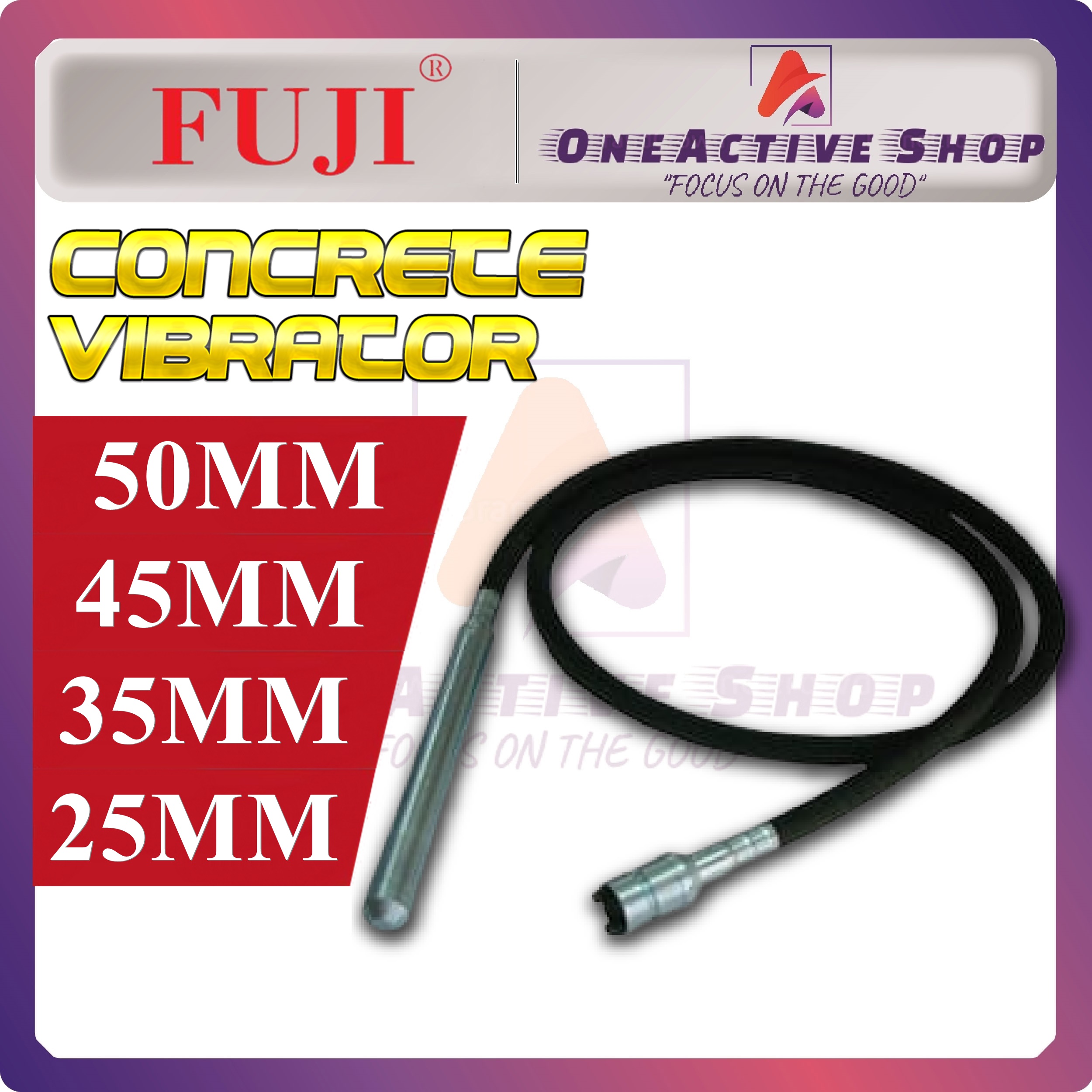 FUJI Concrete Vibrator Poker (Standard) For Concrete Vibrator Motor