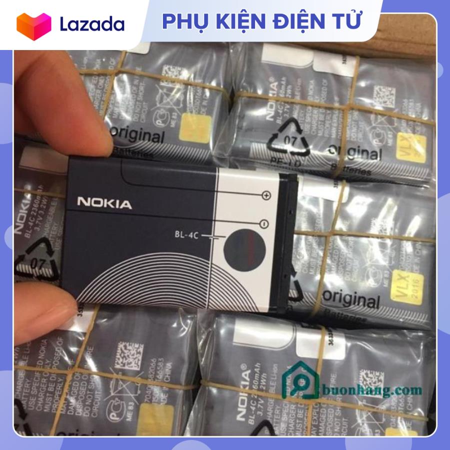 Pin Nokia BL 4C Dung Lượng 3500mAh 3,7v ,Cam Kết Pin Đúng Hình (Loại 2ic Chống Phù)