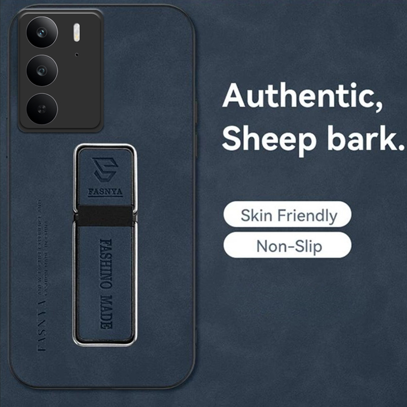 Phone case For Realme C75X Case Back cover Fluff Hard Cortex Plush Cover with Soft Frame Anti-knock stand Holder For Realme C75 Cover cases.