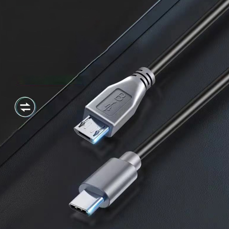 USB 3.1 Type C Male to Micro USB Male Sync OTG Charge Data Transfer Cable Cord