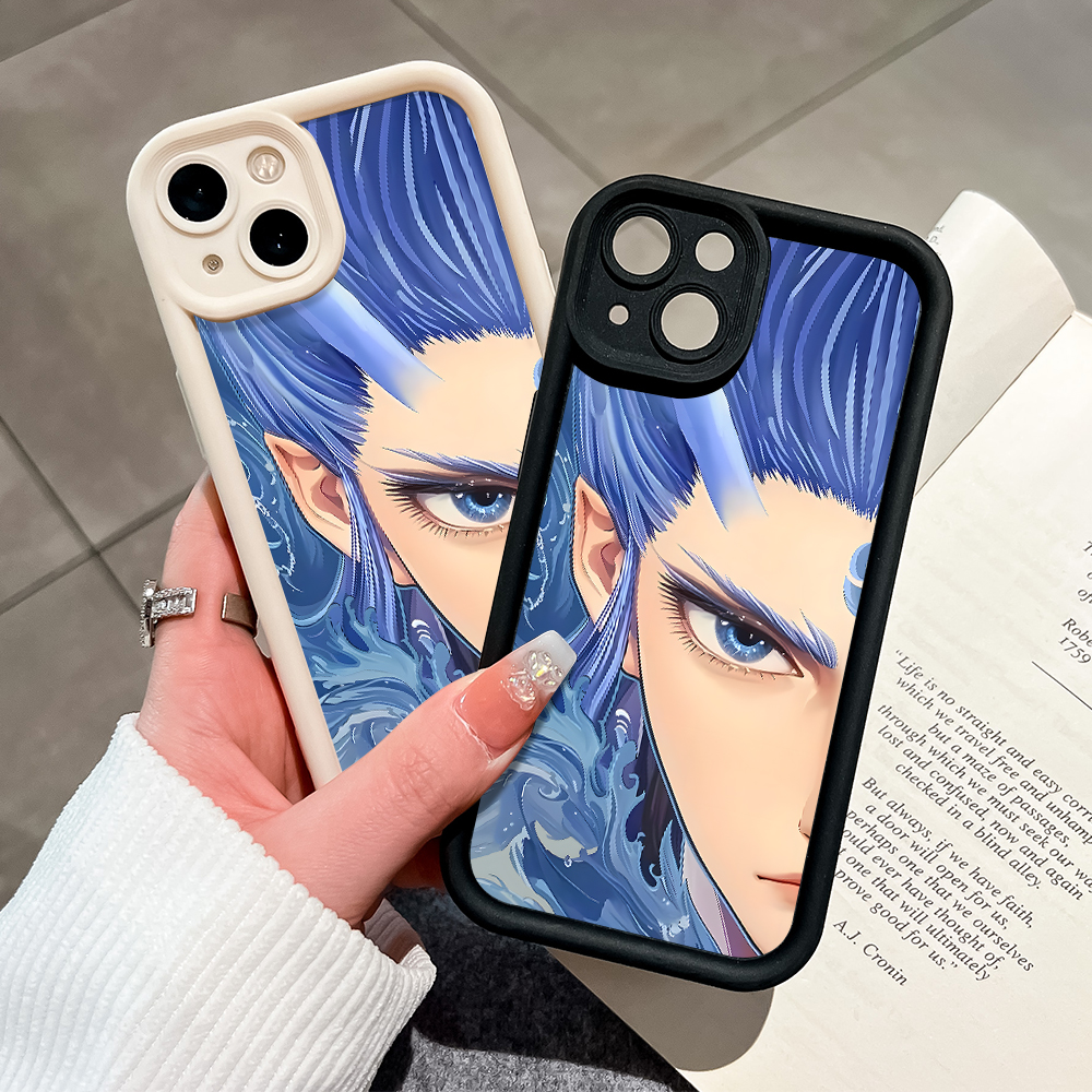 ZCSIBORUI for Huawei Mate 20 Pro Back Cover Super Cool Cartoon Half Face Ao Bing Pattern Soft Camera Protection Rubber Square Ladder Phone Case. 