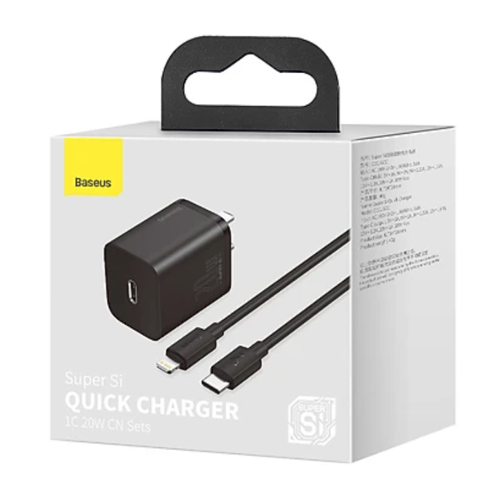 Bộ Củ Cáp Sạc Nhanh Baseus Super Si 20W