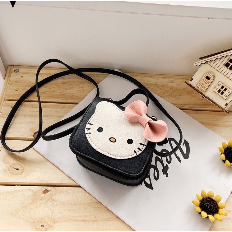 Túi Đeo Chéo Mini Hình Mèo Hello Kitty Cho Bé Gái Chubby Storee
