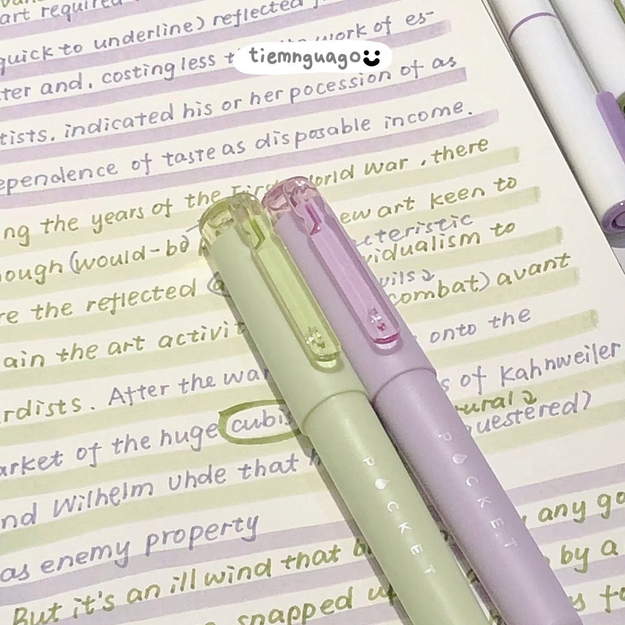 Bút highlight Pastel Pocket - Tiệm Ngựa Gỗ