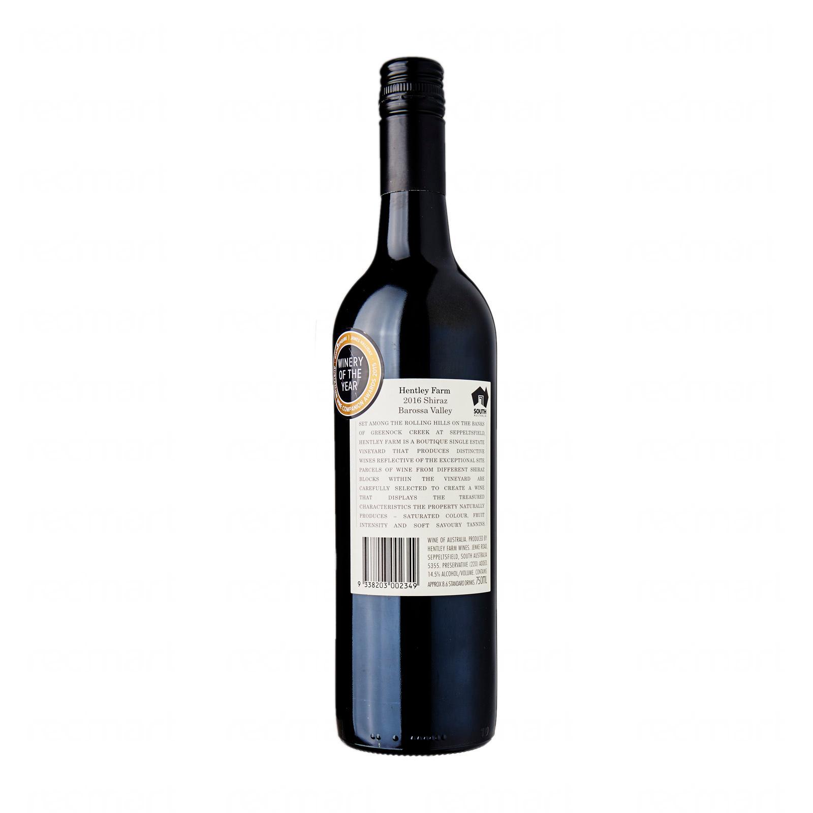 Hentley Farm Barossa Valley Shiraz 2016 Lazada Singapore