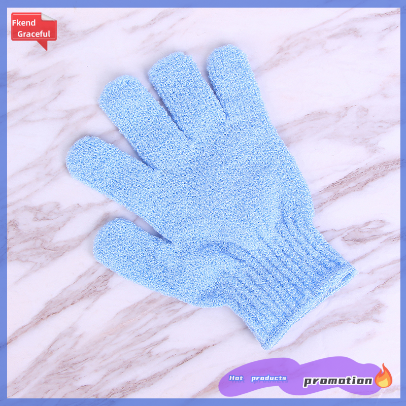 Fkend Exfoliating Body Scrub Gloves Shower Bath Mitt Loofah Skin Massage Sponge