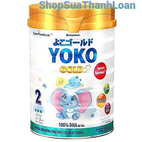 (Expiration Date April 2028) Vinamilk Yokogold 2 Powdered Milk 850g.