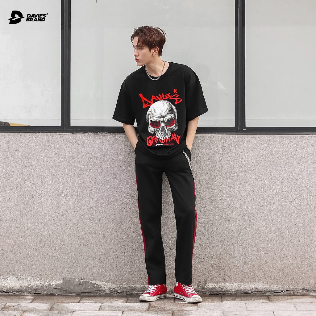 Áo thun Davies nam nữ DSW Tee Old Skull