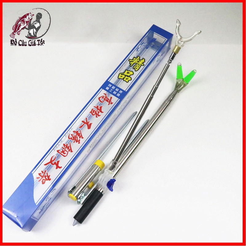 Chống cần câu đài, gác cần câu đài, câu đơn câu tay, gác cần câu - gác cần hộp 2m1 inox