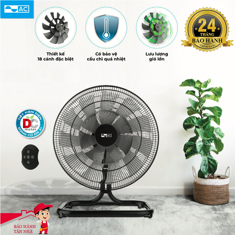 Quạt sàn chân quỳ ac aif01d1818